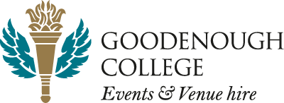 logo goodenough college events & venue hire